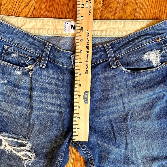 PAIGE Jimmy Jimmy Skinny Distressed Jeans Sz 28 - Picture 7 of 10